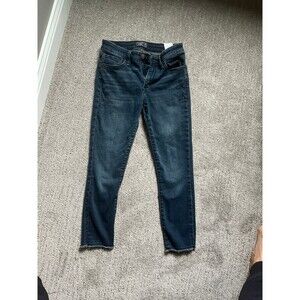 Abercrombie Mid Rise Super Skinny Jean Size 26/2 Short